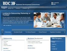 Tablet Screenshot of bizdevconnections.com
